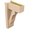 Ekena Millwork 6-in W x 12-in D x 20-in H Balboa Block Rough Cedar Woodgrain TimberThane Outlooker, Primed Tan OUTUR060X12X20BOA44RCPR - alternate 2